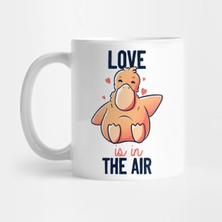 Love Is In The Air Funny Cute Duck Gift Mug